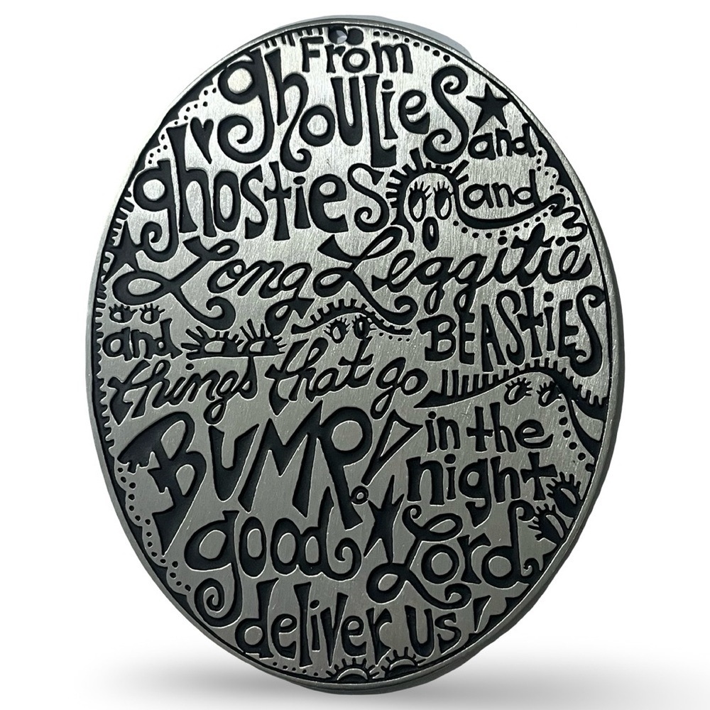 Marcie Pewter Goodnight Blessing Wall Plaque
